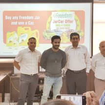 Freedom Refined Sunflower Oil announcesthe 1st Month winners of Freedom JARCAR OFFER