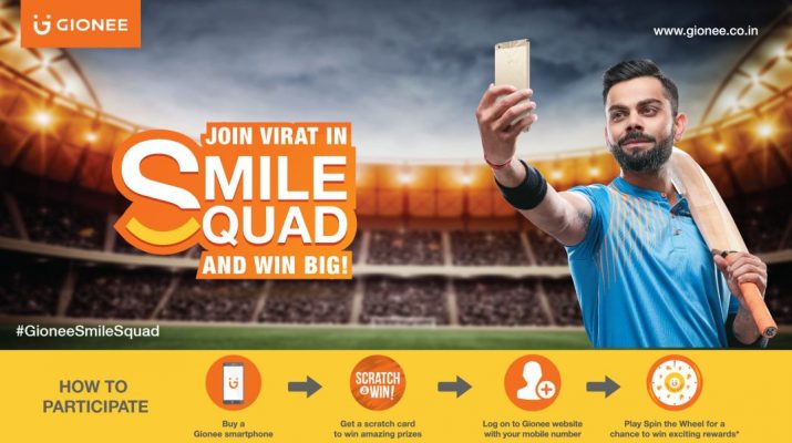 Gionee offers its loyal customers another reason to smile with international trips and more for grabs under Gionee Smile Squad