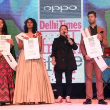 Kailash Kher - Viren Tak and Seemran Pookulangara win 10th edition of the OPPO Times Fresh Face in the Delhi city finale