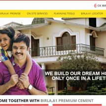 Now build your dream home with the help of Birla A1 Cements newly launched multilingual website
