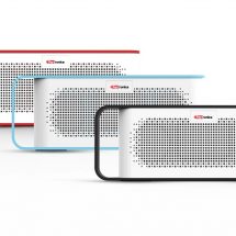 Portronics - SoundGrip - Portable Bluetooth Stereo Speaker With Mic and Aux