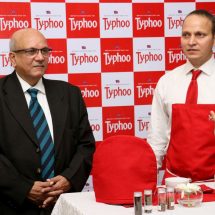 Razi Khan - Tea Expert and Mr Subrata Mukherji at Typhoo Tea Tasting Session