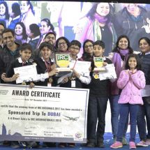 The Team Tech Panthers from The Shri Ram School - Aravali - International Robotronics Competition