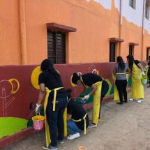 Ugly Indians spruce up a Government School along with Embassy and WeWork
