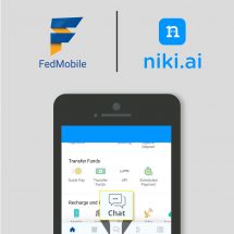 Federal Bank - Niki launch a Chatbot based virtual assistant in FedMobile Banking application