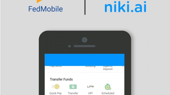 Federal Bank - Niki launch a Chatbot based virtual assistant in FedMobile Banking application
