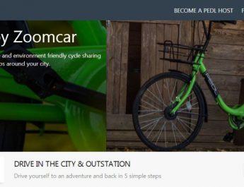 Bicycle for rent in India - Zoomcar - cycle sharing service PEDL at IIT Bombay