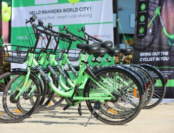 Mahindra World City - Chennai introduces eco-friendly - intra-city bicycle sharing 2