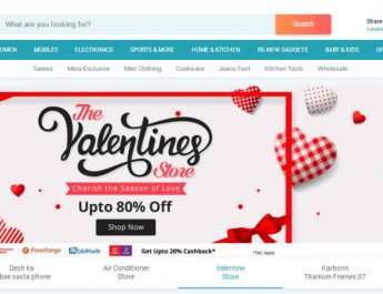 ShopClues announces Valentines day sale