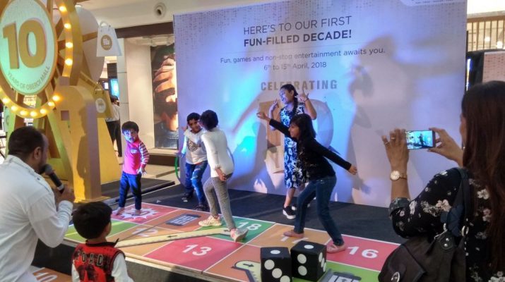 Children having fun at Oberoi Mall