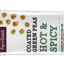 Cornitos Hot and Spicy Coated Green Peas in all new packaging Horizontal
