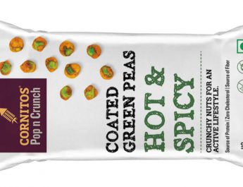 Cornitos Hot and Spicy Coated Green Peas in all new packaging Horizontal