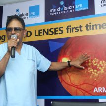 Founder of MaxiVision Eye Hospitals - Successfully carries out ARMD surgery in Hyderabad