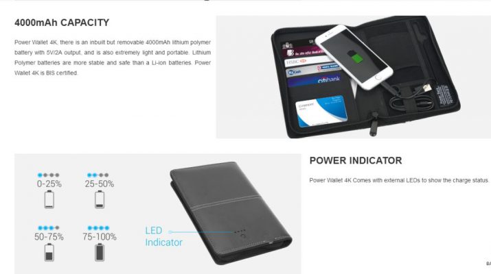 Portronics Launches Power Wallet 4K - Passport Holder with in-built 4000 mAh Powerbank