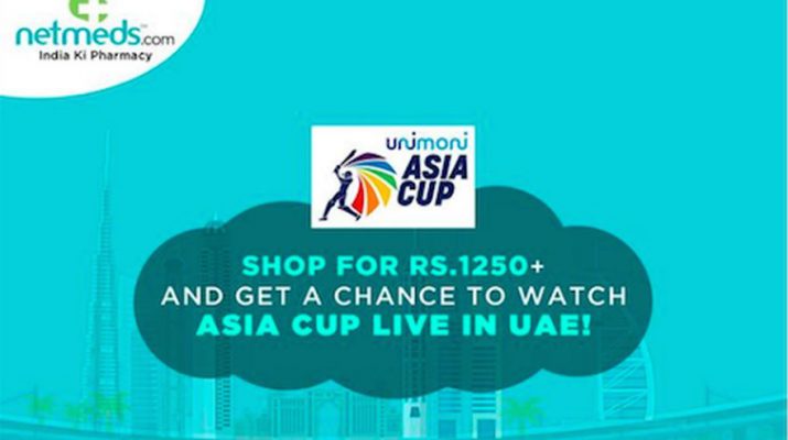 Netmeds - Asia Cup 2018 - Dubai