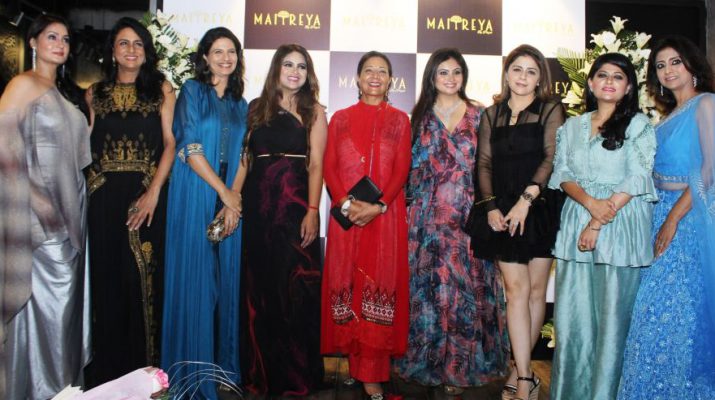 Payal Jaiswal with celebrities at the Launch of MAITREYA By Payal