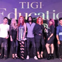 TIGI Backstage Heroes in Delhi unveiling the new TIGI Retrospective Collection