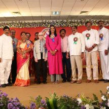 Badminton Champion P V Sindhu felicitated by Dr Ramineni Foundation