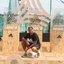 Former Indian footballer - Robin Singh launches adidas Tango League in Mumbai