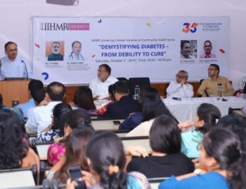 IIHMR ushers in awareness on the intricacies and complications of Diabetes on its 35th Foundation Day