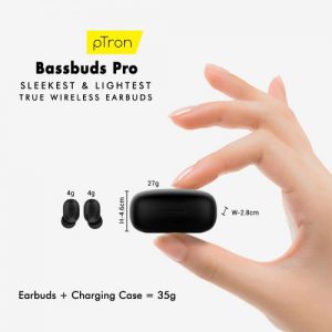 pTron Launches Bassbuds Pro Sleekest and Lightest Power-packed TWS 2