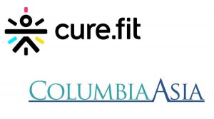 Columbia Asia - Cure Fit - Teleconsultation Service - Logo