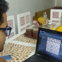 Players participating in the Chess Tournament