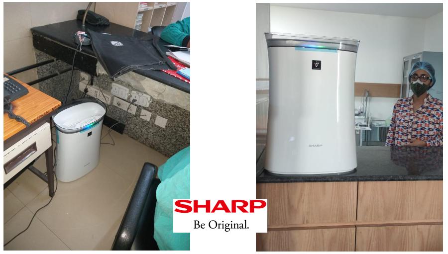 SHARP Air Purifier in Civil Surgeon Hospital