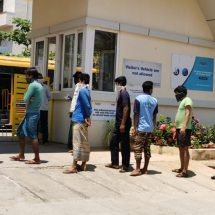 TRIO World Academy management distributes over 250 food packets in North Bangalore daily