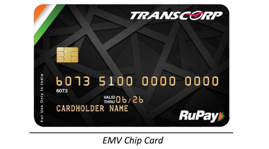 Transcorp International - Pre paid cards - EMV Chip Card - Rupay