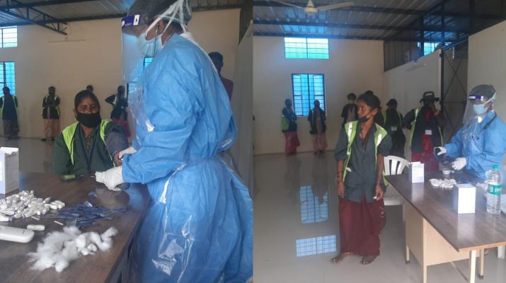 Fortis Hospital - Rajajinagar conducts COVID-19 screening for BBMP workers