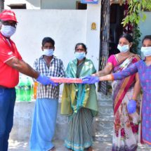 Lokmani Amma felicitated by HCCB