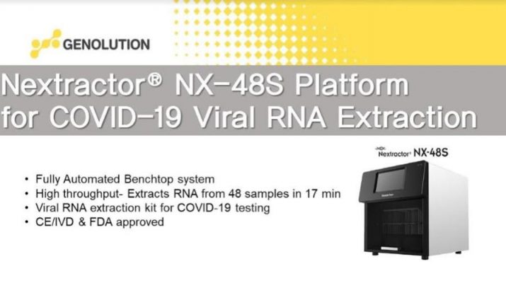 Nextractor - Covid-19 Viral RNA Extranction - Genolution