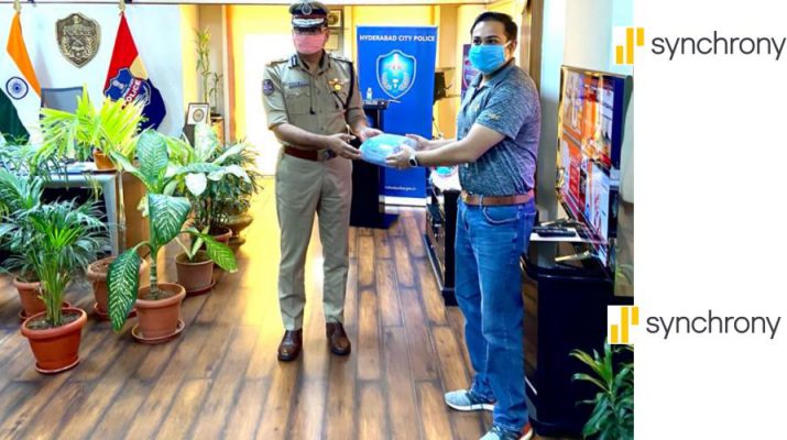 Synchronys Donation of Face Masks to Telangana State Police Rises to 15000