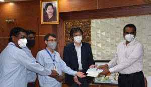 Yamaha Cheque Donation to CM Funds - 2nd June 2020