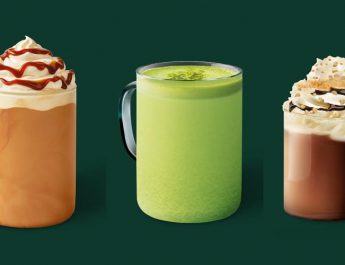 Starbucks - Dark Caramel Latte Hot or Iced Frappuccino - Matcha Sweet Cream Latte or Iced - Smores Latte or Frappuccino
