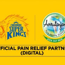 Amrutanjan is Official Pain Relief Partner-Digital for Chennai Super Kings - IPL 2020