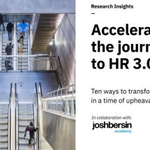 Accelerating the Journey to HR 3dot0 - IBM HR Study
