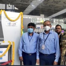 Kolkata Airport Director Shri Kaushik Bhattacharjee inaugurated dual view Xray scanners at Kolkata Airport