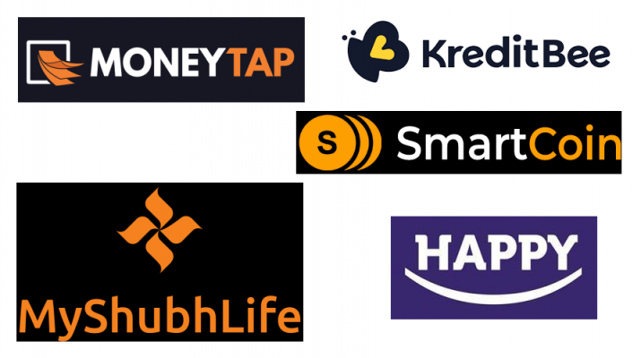 MoneyTap - MyShubhLife - KreditBee - Happy Loans - Smart Coin - Micro Lending Platforms
