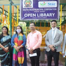 First Open Library set up at Rajouri Garden by Star Foundation and South DMC - West Zone