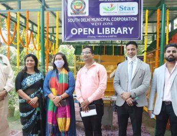 First Open Library set up at Rajouri Garden by Star Foundation and South DMC - West Zone